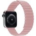 Set 3 Curele iUni compatibile cu Apple Watch 1/2/3/4/5/6/7, 44mm, Silicon, Black, Pink, Turquoise